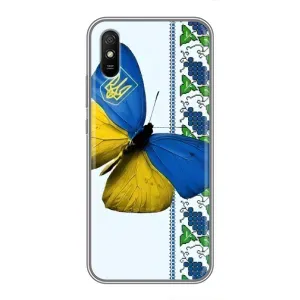 Чохол з Українською символікою на Редмі 9а (Метелик)