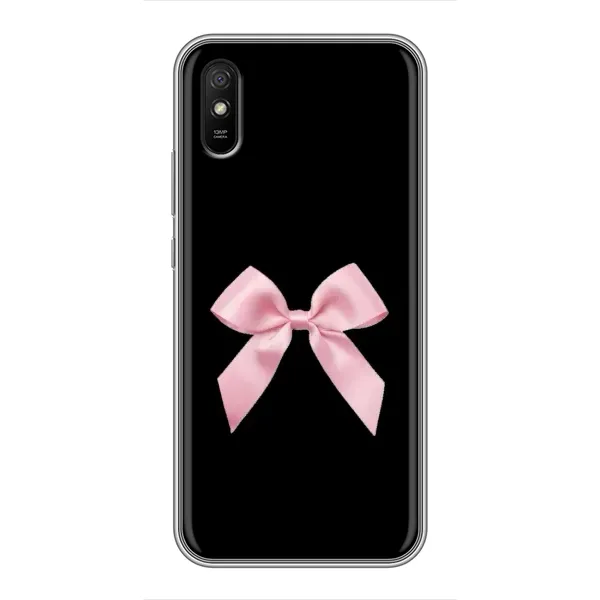Чехол с рисунком «Бант на черном» для Xiaomi Redmi 9A Чехол с рисунком «Бант на черном» для Xiaomi Redmi 9A