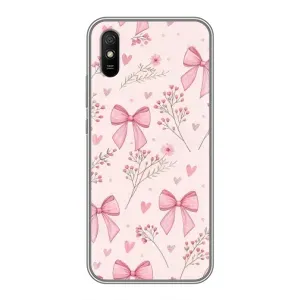 Чехол банты для Xiaomi Redmi 9A (Банты с цветами)