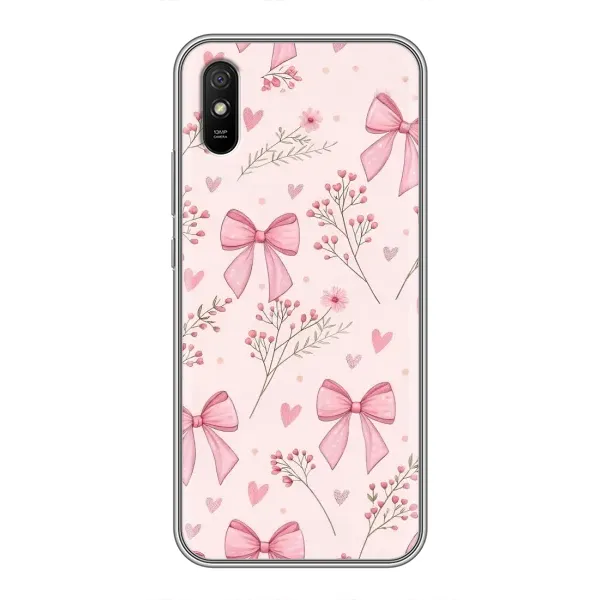 Чехол с рисунком «Банты с цветами» для Xiaomi Redmi 9A Чехол с рисунком «Банты с цветами» для Xiaomi Redmi 9A