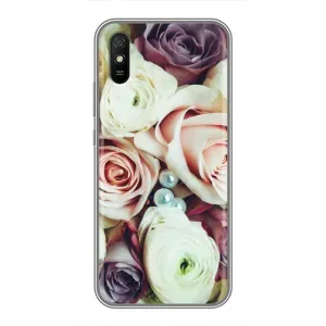 Чехлы с принтом Розочки для Xiaomi Redmi 9A (Букет РОЗ)