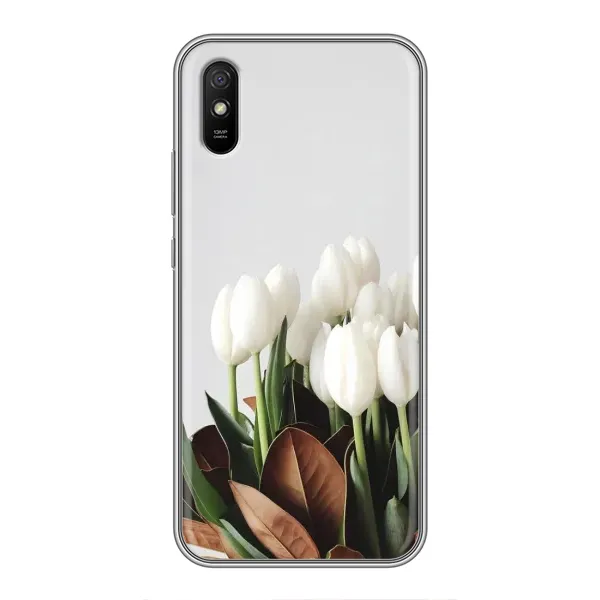 Чехол с рисунком «Букет тюльпанов» для Xiaomi Redmi 9A Чехол с рисунком «Букет тюльпанов» для Xiaomi Redmi 9A
