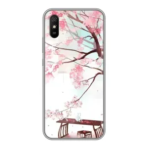Чехол с принтом САКУРЫ на Xiaomi Redmi 9A (Чайная церемония)