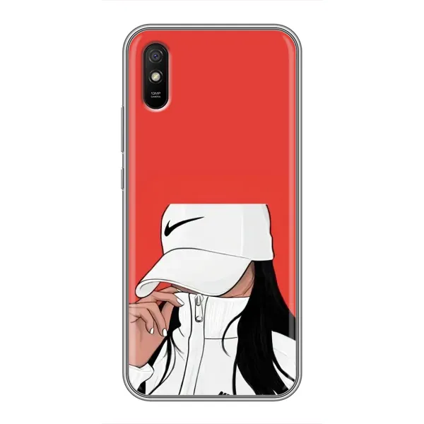 Чехол с рисунком «Девушка Nike» для Xiaomi Redmi 9A Чехол с рисунком «Девушка Nike» для Xiaomi Redmi 9A
