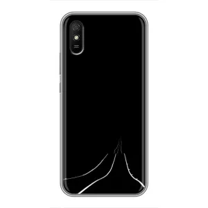 Чохол з картинками на чорному фоні для Xiaomi Redmi 9A (Дорога)