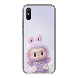 Чохол з принтом Лабубу для Xiaomi Redmi 9A (Фіолетовий Лабубу)