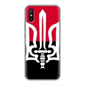 Чохли УПА (Червоно-Чорний) на Xiaomi Redmi 9A (Герб України)