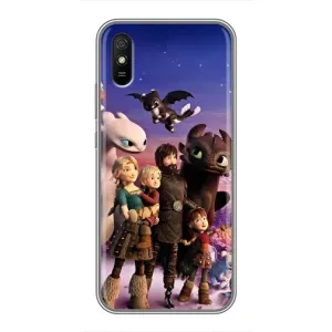 Чехол дракон Беззубик для Xiaomi Redmi 9A (Герои дракона)