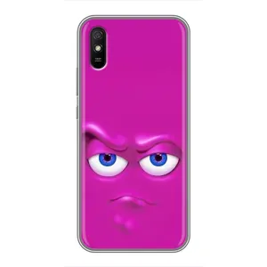 Силиконовые Чехлы (смешные стикеры) для Xiaomi Redmi 9A (Хитрая мордочка)