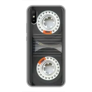 Чехол с Прикольным принтом на Xiaomi Redmi 9A (Кассета магнитофона)