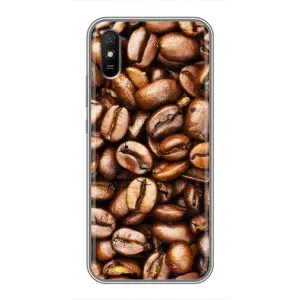 Чехол с изображением  вкусной еды для Xiaomi Redmi 9A (Кофе)