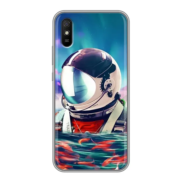 Чехол с рисунком «Космонавт в воде» для Xiaomi Redmi 9A Чехол с рисунком «Космонавт в воде» для Xiaomi Redmi 9A