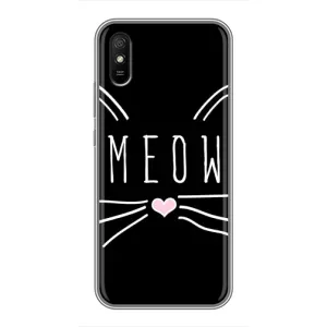 Бампер с изображением Котиков для Редми 9а (КОТИК MEOW)