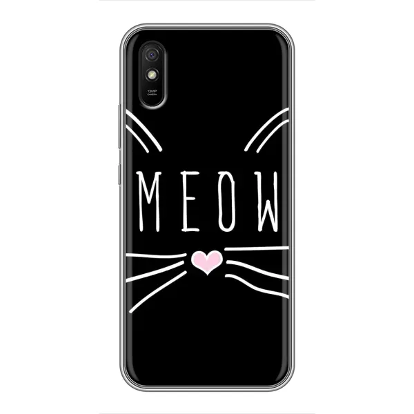 Чехол с рисунком «КОТИК MEOW» для Xiaomi Redmi 9A Чехол с рисунком «КОТИК MEOW» для Xiaomi Redmi 9A