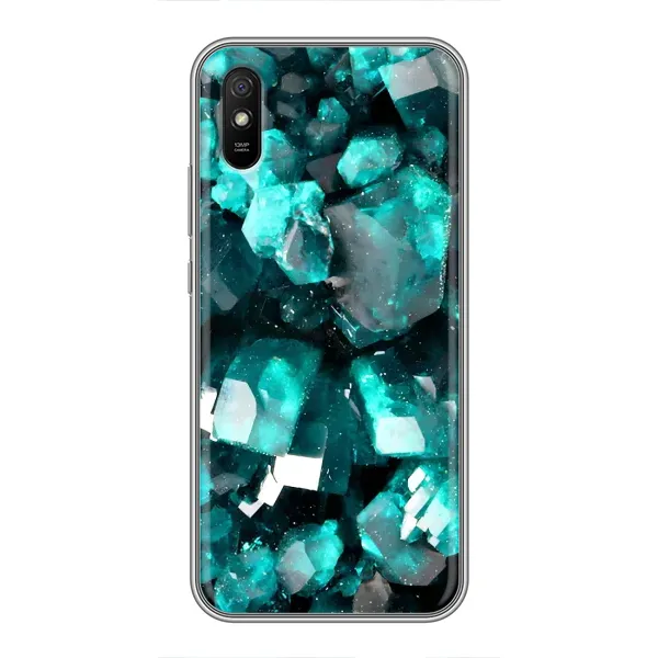 Чехол с рисунком «Кристалы» для Xiaomi Redmi 9A Чехол с рисунком «Кристалы» для Xiaomi Redmi 9A