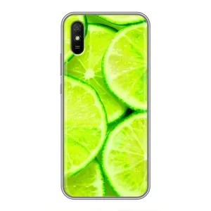 Чехол с изображением  вкусной еды для Xiaomi Redmi 9A (Лайм)