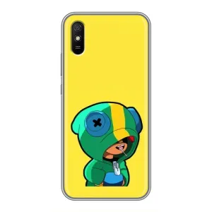 Чохол Бравл Старс для Xiaomi Redmi 9A (Леон (LEON))