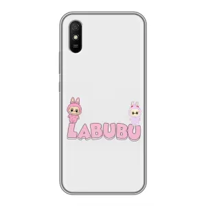 Чохол з принтом Лабубу для Xiaomi Redmi 9A (Логотип Лабубу)