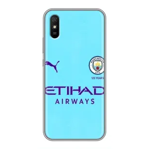 Силиконовые Чехлы принт Футбол на Xiaomi Redmi 9A (Man City)
