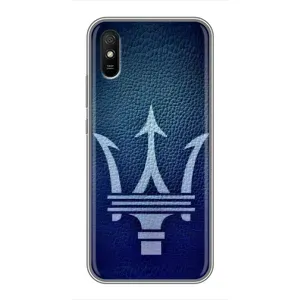 Чехлы с тематикой "Крутые машины" на Xiaomi Redmi 9A (Лого Maserati)