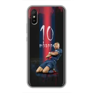 Чохол (TPU) з Футболістом на Xiaomi Redmi 9A (MBAPPE 10)