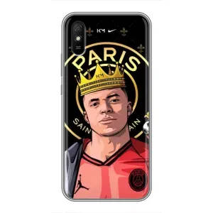 Чохол (TPU) з Футболістом на Xiaomi Redmi 9A (Mbappe King)