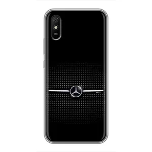 Силиконовый бампер с картинкой машины на Xiaomi Redmi 9A (Mercedes)
