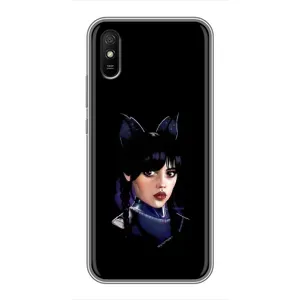 Чехлы с принтом Уэнсдей на Xiaomi Redmi 9A (Милая Уэнсдей)
