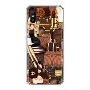 Чехол Стиль Louis Vuitton на Xiaomi Redmi 9A (Мода Луи Виттон)
