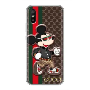 Чохли бренд ГУЧЧІ для Xiaomi Redmi 9A (Маус Гуччи)