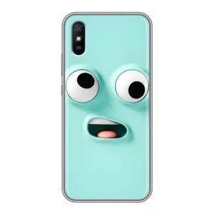 Силиконовые Чехлы (смешные стикеры) для Xiaomi Redmi 9A (Забавное мятное лицо)