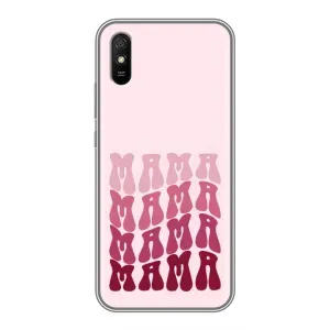 Чехлы на день мамы для Редми 9а (Надпись мама)