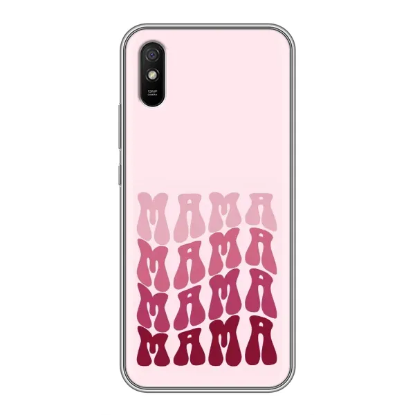 Чехол с рисунком «Надпись мама» для Xiaomi Redmi 9A