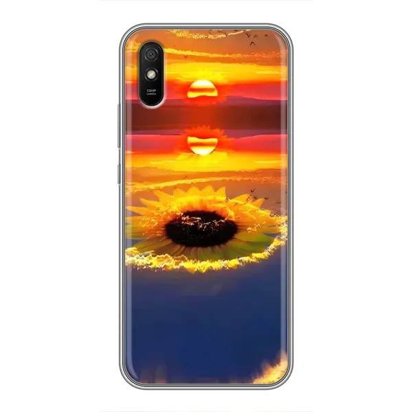 Чехол с рисунком «Небо подсолнух» для Xiaomi Redmi 9A Чехол с рисунком «Небо подсолнух» для Xiaomi Redmi 9A