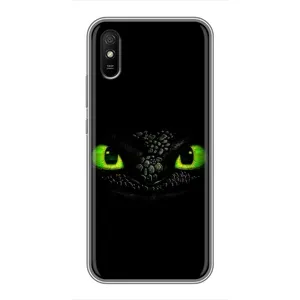 Чехол дракон Беззубик для Xiaomi Redmi 9A (Глаза Беззубика)