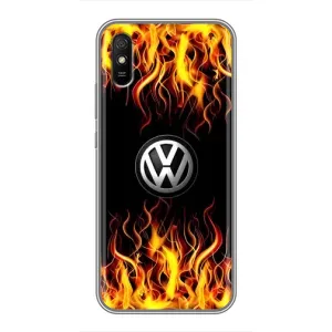 Чехол "Фольксваген" для Xiaomi Redmi 9A (Огненный Лого)