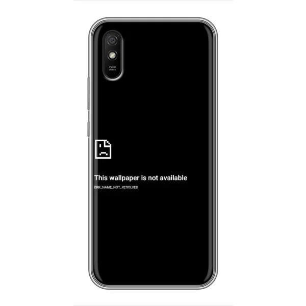 Чехол с рисунком «Ошибка» для Xiaomi Redmi 9A Чехол с рисунком «Ошибка» для Xiaomi Redmi 9A