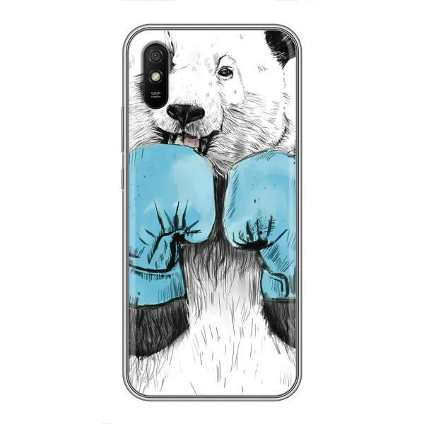 Чехол с рисунком «Панда боксер» для Xiaomi Redmi 9A Чехол с рисунком «Панда боксер» для Xiaomi Redmi 9A