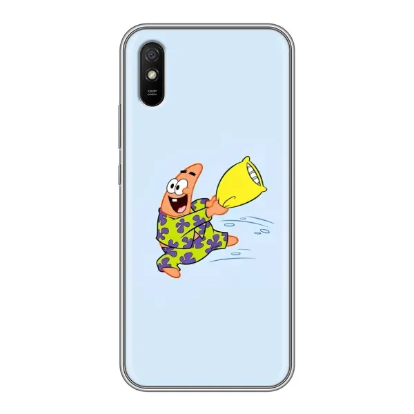 Чехол с рисунком «Патрик с подушкой» для Xiaomi Redmi 9A Чехол с рисунком «Патрик с подушкой» для Xiaomi Redmi 9A