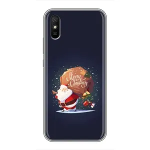Чехол Санта Клаус для Xiaomi Redmi 9A (Подарки от Санты)