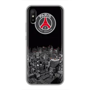Силиконовые Чехлы принт Футбол на Xiaomi Redmi 9A (PSG)