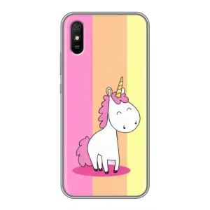 Чехол Unicorn на Xiaomi Redmi 9A (Радужный Единорог)
