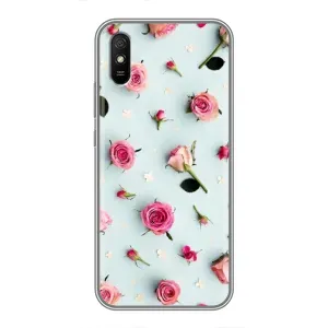Чехлы с принтом Розочки для Xiaomi Redmi 9A (Разные цветы)