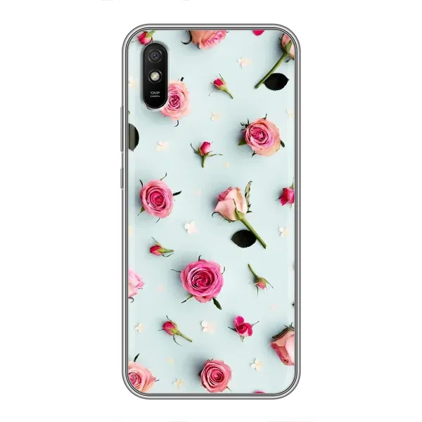 Чохол з малюнком «Різні квіти» для Xiaomi Redmi 9A Чохол з малюнком «Різні квіти» для Xiaomi Redmi 9A