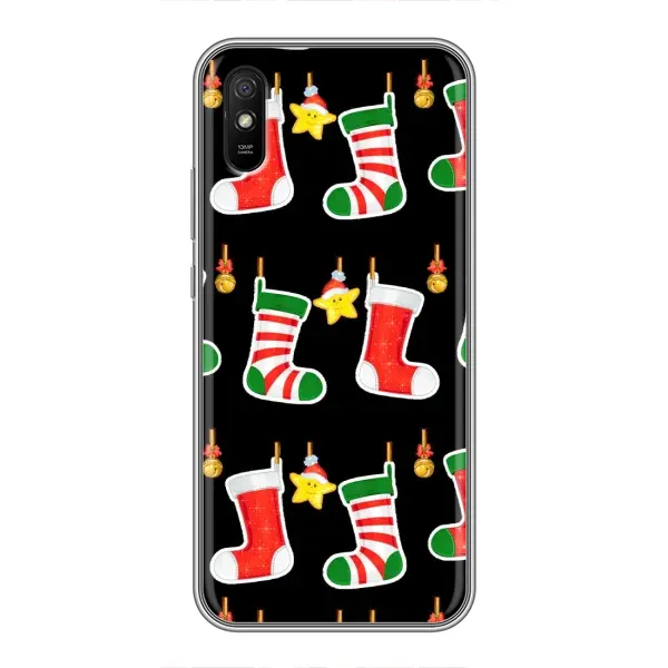 Чехол с рисунком «Рождественские подарки» для Xiaomi Redmi 9A Чехол с рисунком «Рождественские подарки» для Xiaomi Redmi 9A