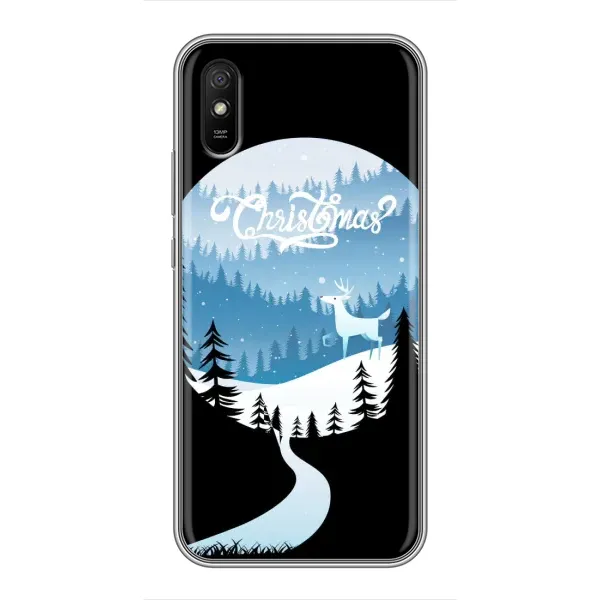 Чехол с рисунком «Рождественский Олень» для Xiaomi Redmi 9A Чехол с рисунком «Рождественский Олень» для Xiaomi Redmi 9A