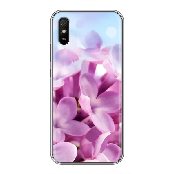 Чехол с рисунком «Сиреневые цветы» для Xiaomi Redmi 9A Чехол с рисунком «Сиреневые цветы» для Xiaomi Redmi 9A