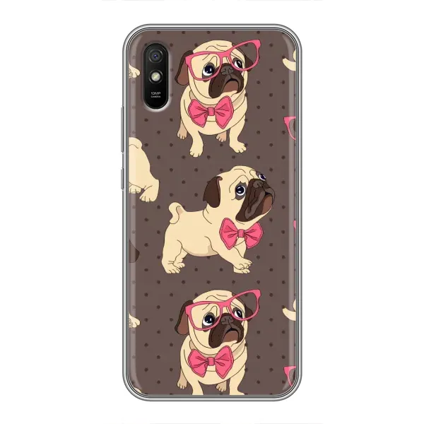 Чехол с рисунком «Собачки Мопсики» для Xiaomi Redmi 9A Чехол с рисунком «Собачки Мопсики» для Xiaomi Redmi 9A