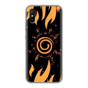 Купить Чехлы на телефон с принтом Anime для Xiaomi Redmi 9A (Солнце Наруто)
