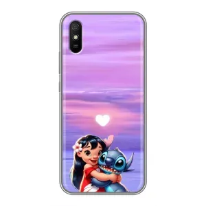 Чехол с рисунком Стич для Xiaomi Redmi 9A (Стич и Лило)